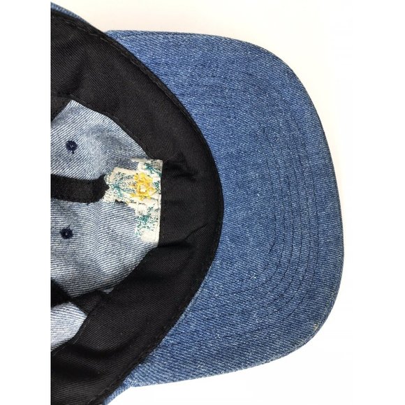 Hot Shots Java Stop Maui Hat Snapback Denim Coffee Hawaii Hat - Picture 9 of 11